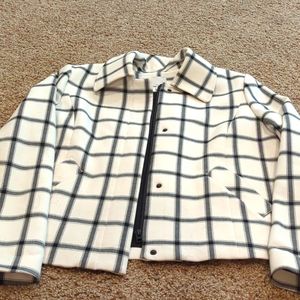 Swing jacket with back pleat Halogen size L